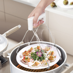 Huamili High Temperature Resistant And Anti Slip Anti Scald Clip Bowl and Dish Holder Household Bowl Holder Plate Lifting and Bowl Holder for Kitchen