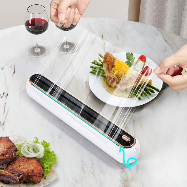 Huamili Magnetic Cutting Tools Disposable Sliding Knife Cling Film Cutter for kitchen