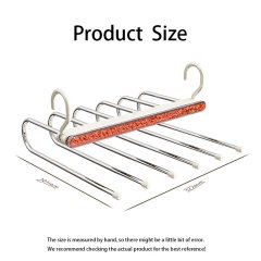 Huamili Aromatherapy Pull-Out Pants Rack | Top-Mounted Sliding Closet Hanger with Anti-Mold & Insect Protection