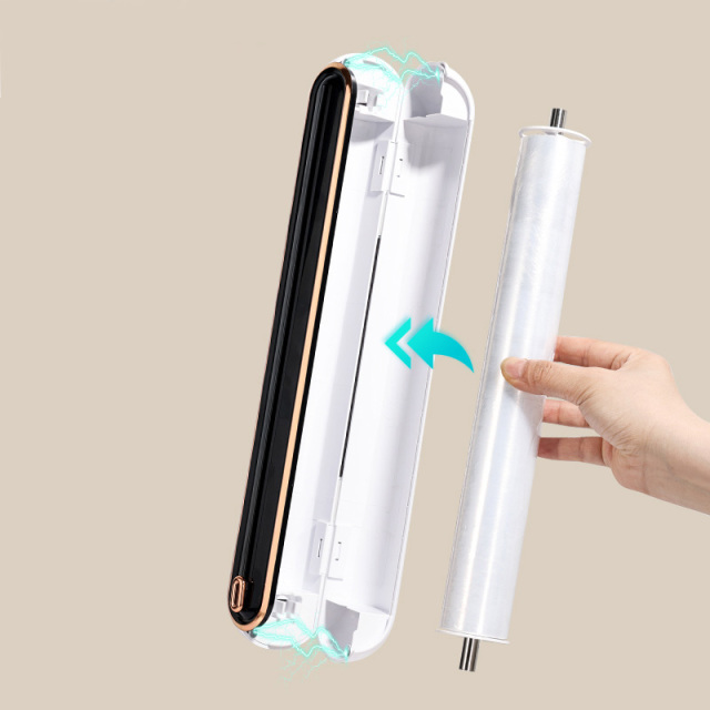 Huamili Magnetic Cutting Tools Disposable Sliding Knife Cling Film Cutter for kitchen