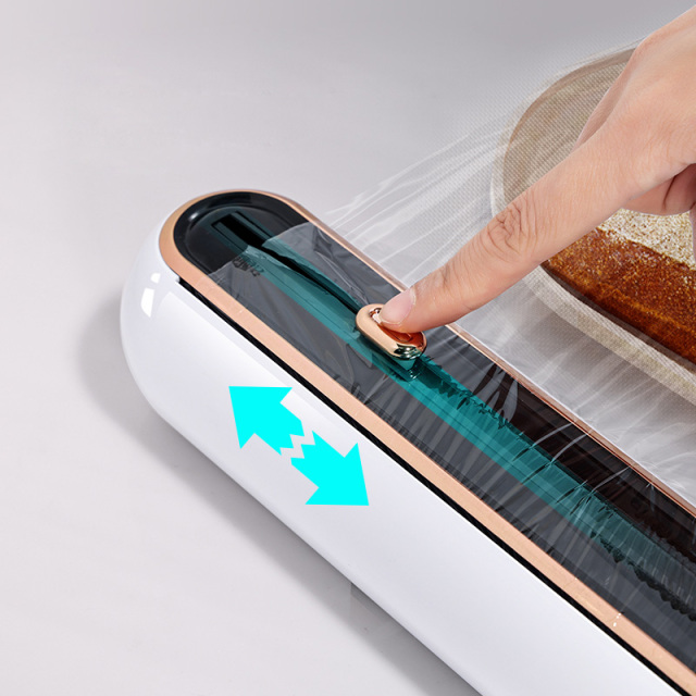 Huamili Magnetic Cutting Tools Disposable Sliding Knife Cling Film Cutter for kitchen