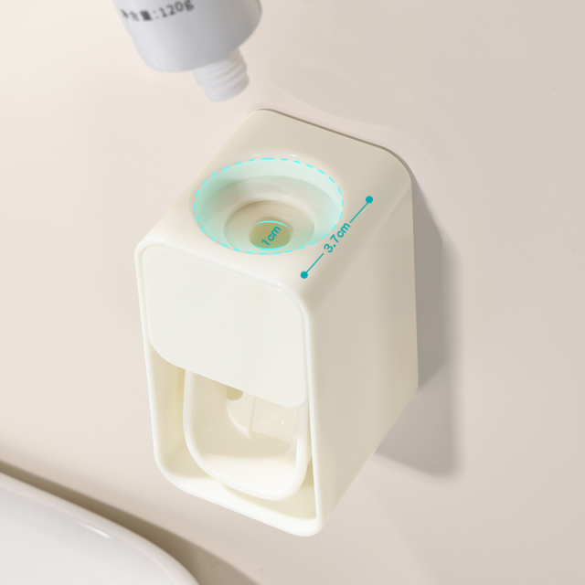 Huamili Automatic Toothpaste Dispenser - No Drill Precise Dispensing Easy to Clean