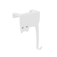 Factory Direct Sales of Simple Wall Mounted Cat Shaped Clothes Hooks for Badroom Living Room Home