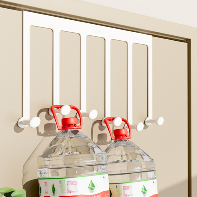 Strong load-bearing hooks behind the door for storage and hanging clothes hooks, bedroom non punching artifact wall hanging clothes, bathroom door hooks
