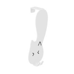 Factory Direct Sales of Simple Wall Mounted Cat Shaped Clothes Hooks for Badroom Living Room Home