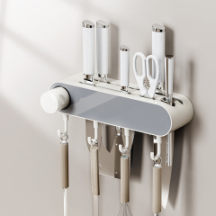 Huamili Knife Holder & Sharpening Stone Storage Load-Bearing Hooks