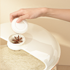 Huamili Insect Moistureproof Kitchen Rice Bucket Sealed Food Grade Rice Flour Storage Box Rice Tank for Kitchen