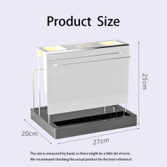 Multifunctional Kitchen Countertop Knife Chopstick Cutting Board Holder Storage Rack Integrated Tool Storage Sorting Rack