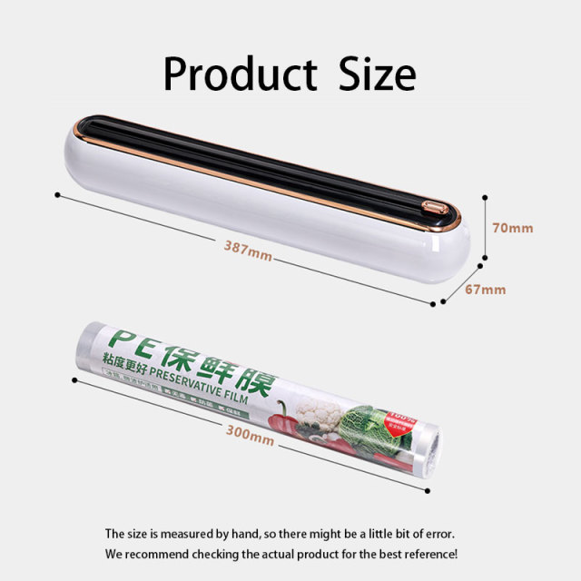 Huamili Magnetic Cutting Tools Disposable Sliding Knife Cling Film Cutter for kitchen