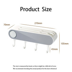 Huamili Knife Holder & Sharpening Stone Storage Load-Bearing Hooks