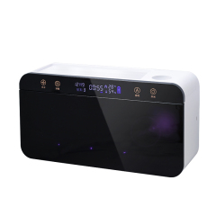 Huamili Smart LED Display USB Charging Toothbrush Holder 99.99% Sterilization Rate Human Body Sensor Home Kitchen Supplies