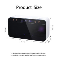 Huamili Smart LED Display USB Charging Toothbrush Holder 99.99% Sterilization Rate Human Body Sensor Home Kitchen Supplies