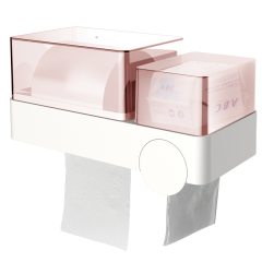 Huamili custom creative home office desktop paper towel storage napkin holder plastic daily necessities paper towel box