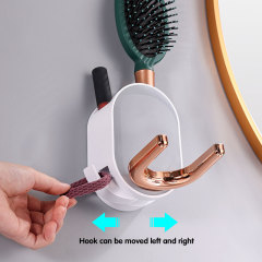 Huamili Small and Convenient air Duct Shelf, Storage, TPR Soft Adhesive Protection, Small and Large Hair Dryer Can Be Used