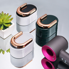 Huamili Small and Convenient air Duct Shelf, Storage, TPR Soft Adhesive Protection, Small and Large Hair Dryer Can Be Used