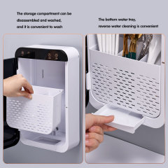 Huamili LED Display USB Quick Charge Intelligent Chopsticks and Spoon Rack Modern Multifunction Kitchen Supply