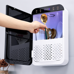 Huamili LED Display USB Quick Charge Intelligent Chopsticks and Spoon Rack Modern Multifunction Kitchen Supply