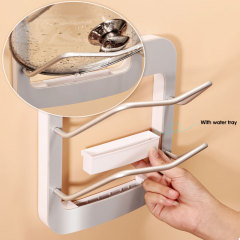 Huamili Pot Lid Rack Pan Knife Rack Cover Organizer Holder Cabinet Standing Pot Cover Hanging Rack Cookware Storage Shovel Shelf