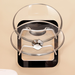 Huamili Pot Lid Rack Pan Knife Rack Cover Organizer Holder Cabinet Standing Pot Cover Hanging Rack Cookware Storage Shovel Shelf