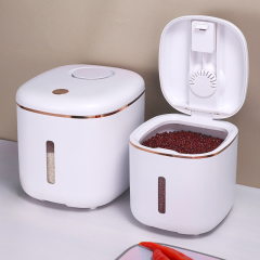Huamili Multifunctional Kitchen Plastic Grain Storage Bucket Injection Technics Sealed Rice and Flour Tank Storage Box