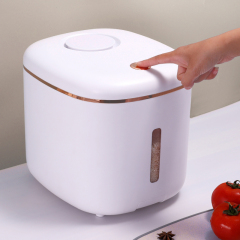 Huamili Multifunctional Kitchen Plastic Grain Storage Bucket Injection Technics Sealed Rice and Flour Tank Storage Box