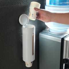 Huamili Automatic Disposable Paper Cup Dispenser Dust-Proof for Household Use Convenient Storage Boxes & Bins