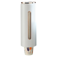 Huamili Automatic Disposable Paper Cup Dispenser Dust-Proof for Household Use Convenient Storage Boxes & Bins