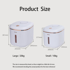 Huamili Multifunctional Kitchen Plastic Grain Storage Bucket Injection Technics Sealed Rice and Flour Tank Storage Box