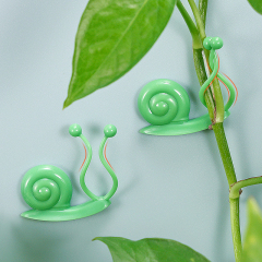 Huamili 3D Mini Plastic Multifunction Garden Snail Fixing Vines Holder Self Adhesive Hook Plant Climbing Wall Agriculture