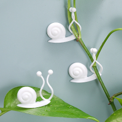 Huamili 3D Mini Plastic Multifunction Garden Snail Fixing Vines Holder Self Adhesive Hook Plant Climbing Wall Agriculture