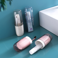 Huamili Portable Storage Cup for Travel for Toothbrush and Toothpaste Organization