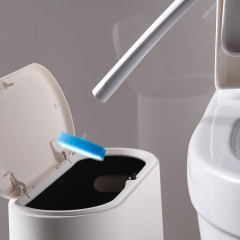 Huamili Disposable Long Hand Design Cleaning Brush for Bathroom Toilet Eco-Friendly PP PS Material Household Cleaning