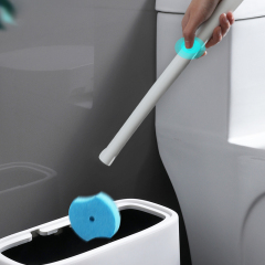 Huamili Eco-Friendly Disposable Toilet Brush Bulk Pack Bathroom Cleaning Product for Toilet Cleaning