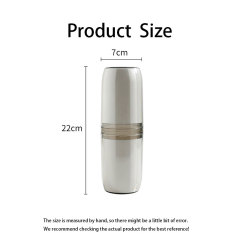 Huamili Portable Storage Cup for Travel for Toothbrush and Toothpaste Organization