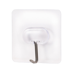 Huamili Heavy-Duty Waterproof 304 Stainless Steel Kitchen Wall Hooks Coat Clothes Hanger With Plastic Metal Door Use Box Packed