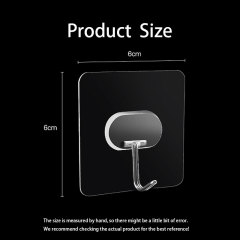 Huamili Heavy-Duty Waterproof 304 Stainless Steel Kitchen Wall Hooks Coat Clothes Hanger With Plastic Metal Door Use Box Packed