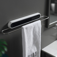 Huamili Space-Saving Wall-Mounted Towel Rack Household Storage With Practical Design