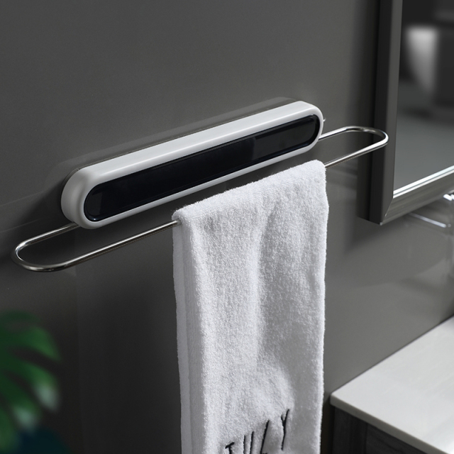Huamili Space-Saving Wall-Mounted Towel Rack Household Storage With Practical Design