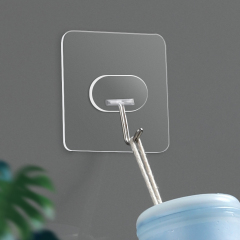 Huamili Heavy-Duty Waterproof 304 Stainless Steel Kitchen Wall Hooks Coat Clothes Hanger With Plastic Metal Door Use Box Packed