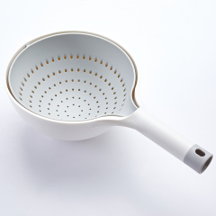 Huamili Unique Design Vegetable and Fruit Colander Eco-Friendly Drain Basket Kitchenware Tool