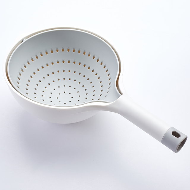 Huamili Unique Design Vegetable and Fruit Colander Eco-Friendly Drain Basket Kitchenware Tool