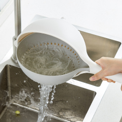 Huamili Unique Design Vegetable and Fruit Colander Eco-Friendly Drain Basket Kitchenware Tool