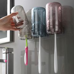 Huamili Colorful Plastic Mouthwash Cup for Home or Hotel Bathroom Sets