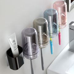 Huamili Colorful Plastic Mouthwash Cup for Home or Hotel Bathroom Sets