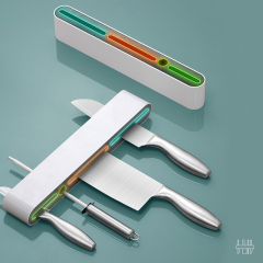 Huamili Plastic Knife Holder Wall Mounted for Kitchen for Home Restaurant Kitchen Accessories