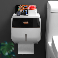 Huamili Elegant Double-Layer Tissue Box for Home Office School Hotel With Stylish Design