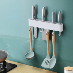 Huamili Plastic Knife Holder Wall Mounted for Kitchen for Home Restaurant Kitchen Accessories