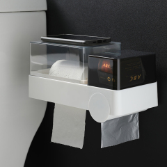 Huamili Custom Creative Home Office Desktop Paper Towel Storage Napkin Holder Plastic Daily Necessities Paper Towel Box