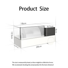 Huamili Custom Creative Home Office Desktop Paper Towel Storage Napkin Holder Plastic Daily Necessities Paper Towel Box