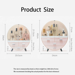 Huamili Elegent Luxury Makeup Organizer Injection Technics Multifunction Cosmetic Storage for Home Use